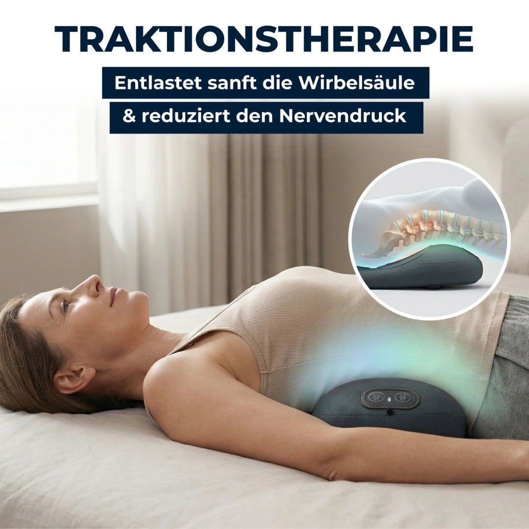 Heated Back Massager Vibration Massage Lower Back Pad