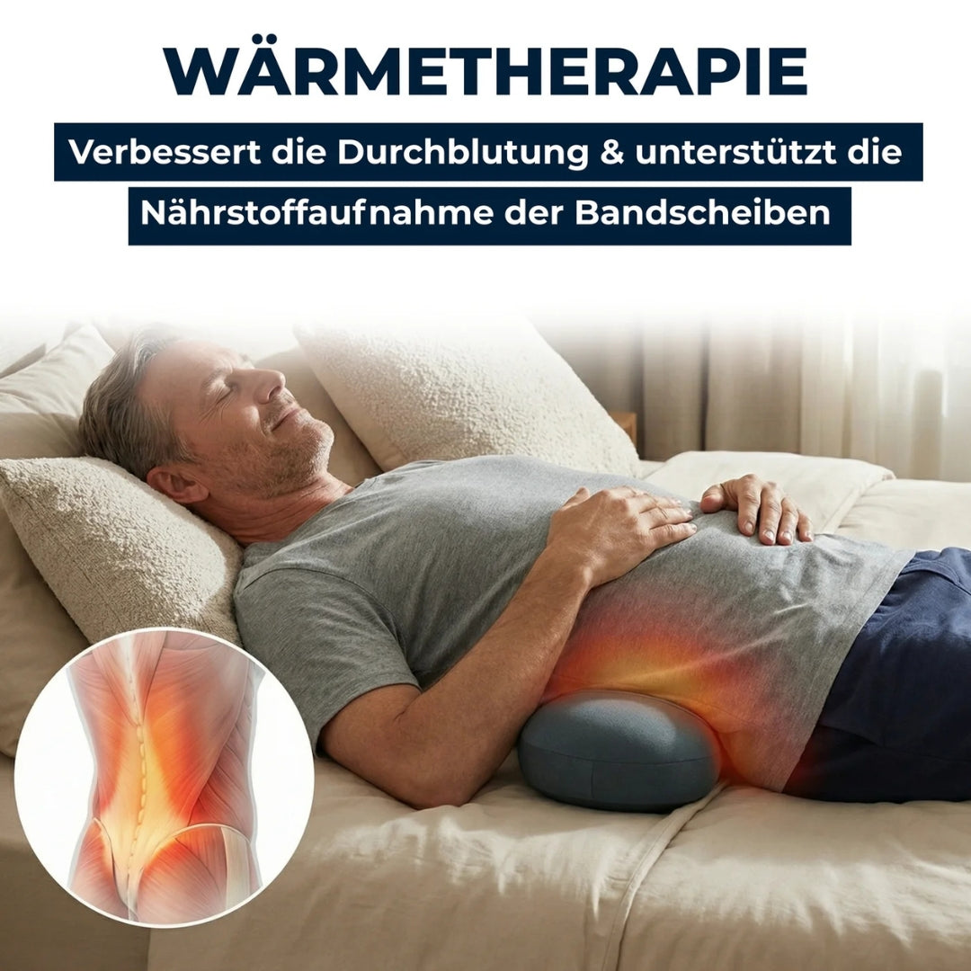 Heated Back Massager Vibration Massage Lower Back Pad