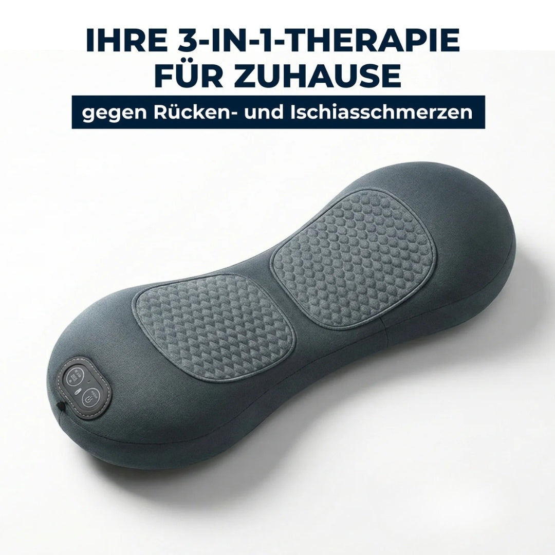 Heated Back Massager Vibration Massage Lower Back Pad