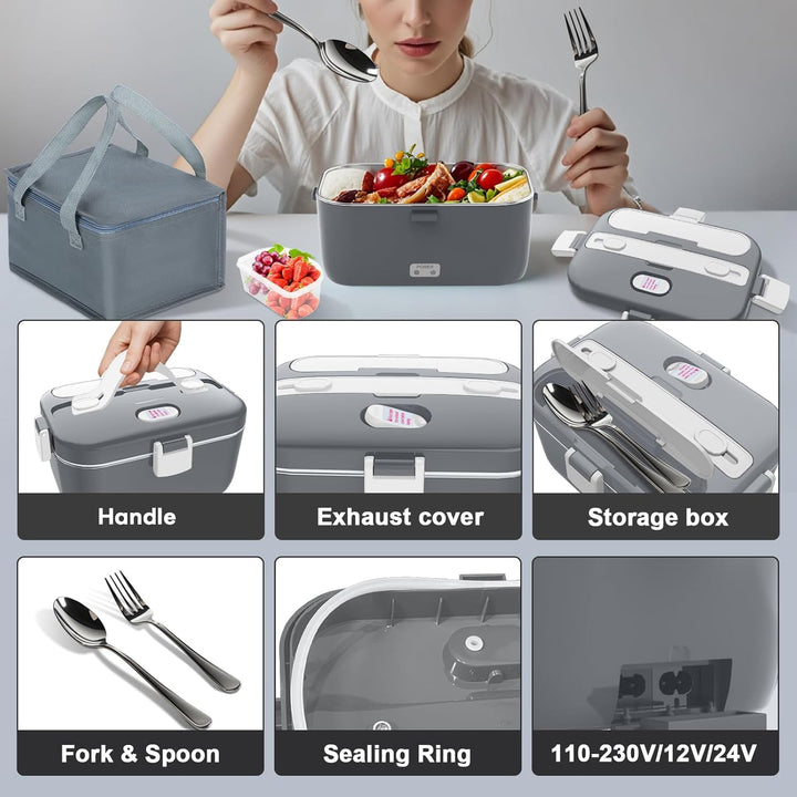 Heated Food Container - Rechargeable Food Warmer 3