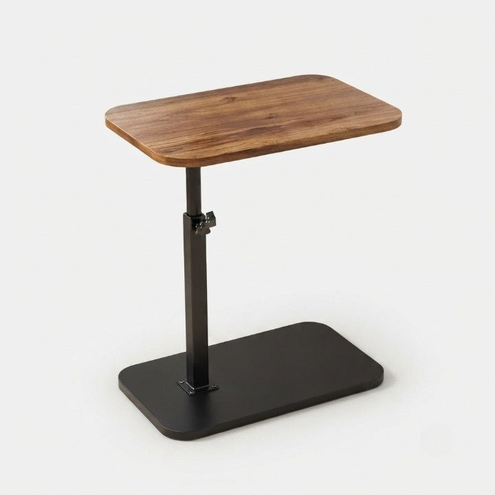 Height-Adjustable Side Table | C Shape Sofa Side Table