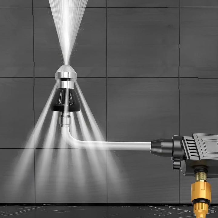 High-Pressure Drain Cleaning Nozzle, Stainless Steel | Fits Standard Garden Hose, Up to 5000 PSI | Clears Clogs Without Chemicals