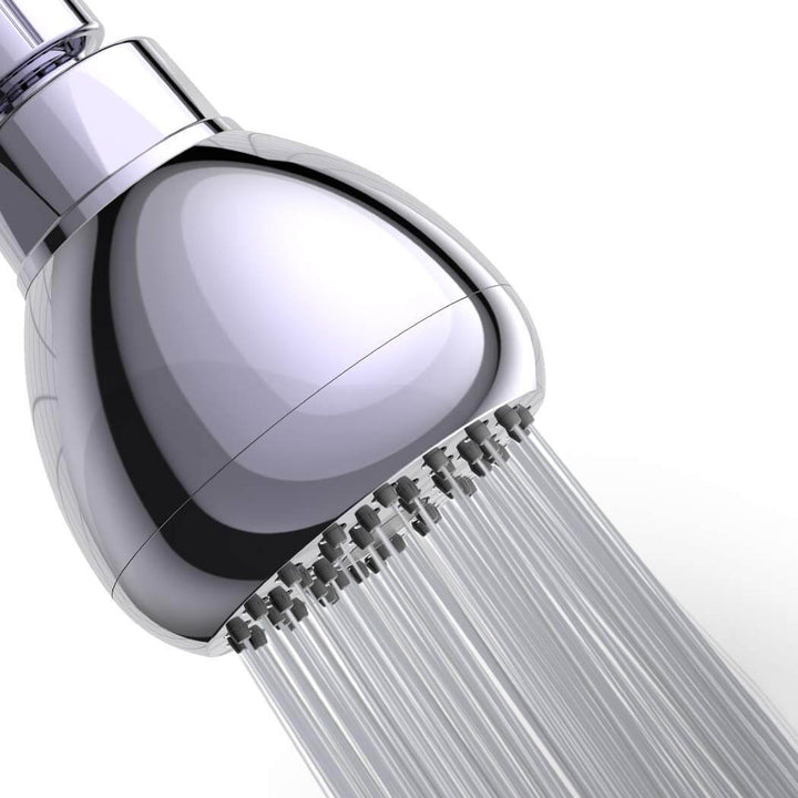 High Pressure Shower Head | Anti-Clog Nozzles | Chrome, Matt Black &amp; Brushed Nickel | G1/2" Brass