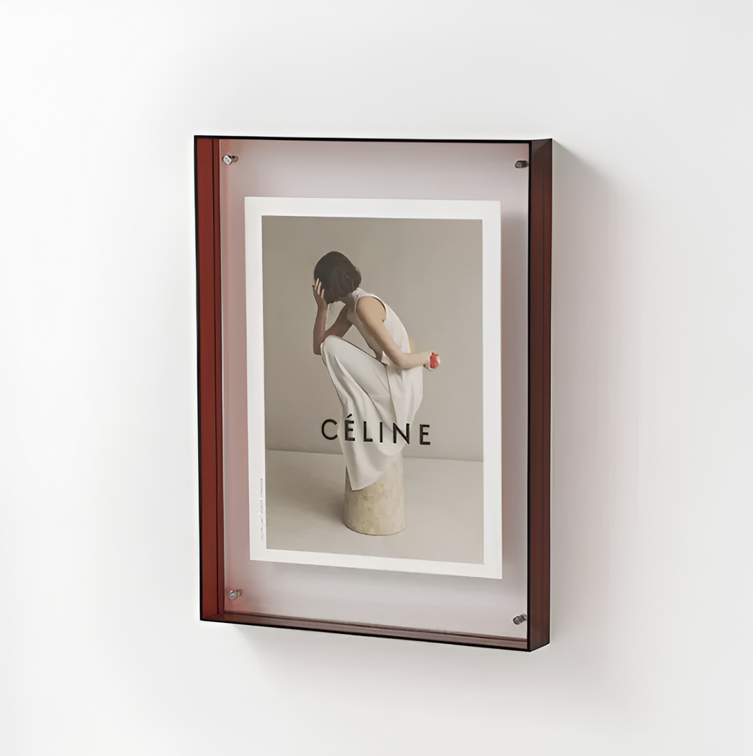 Acrylic Photo Frame | Floating Display, Freestanding or Wall-Mounted | Scratch-Resistant, Optically Clear Finish 17