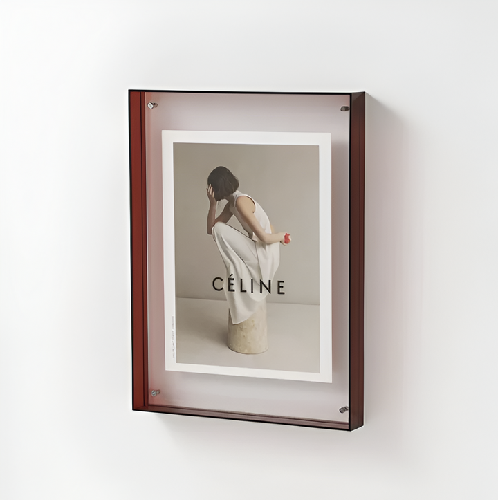 Acrylic Photo Frame | Floating Display, Freestanding or Wall-Mounted | Scratch-Resistant, Optically Clear Finish 17