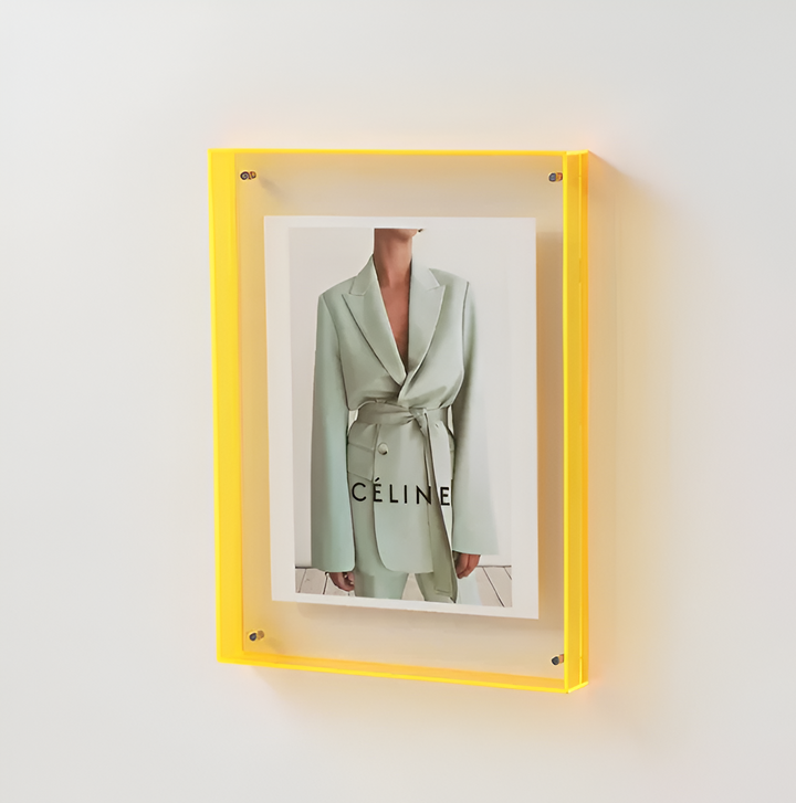 Acrylic Photo Frame | Floating Display, Freestanding or Wall-Mounted | Scratch-Resistant, Optically Clear Finish 19