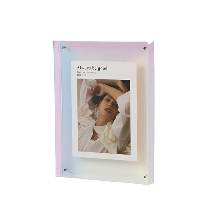Acrylic Photo Frame | Floating Display, Freestanding or Wall-Mounted | Scratch-Resistant, Optically Clear Finish 12