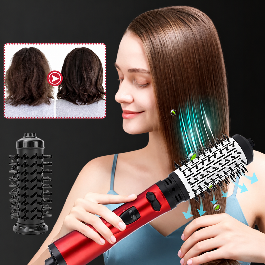 Hot Air Volumising Brush for Women | Ceramic Coating &amp; Ionic Technology | Fast Styling, Added Volume, Less Frizz