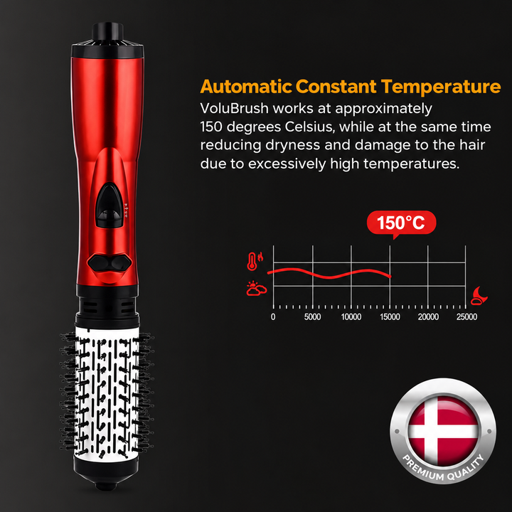 Hot Air Volumising Brush for Women | Ceramic Coating &amp; Ionic Technology | Fast Styling, Added Volume, Less Frizz