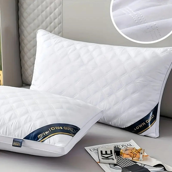 Hotel Pillow Set | Gusseted Pair For Any Sleeping Position
