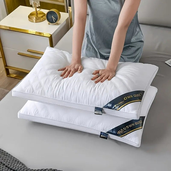 Hotel Pillow Set | Gusseted Pair For Any Sleeping Position