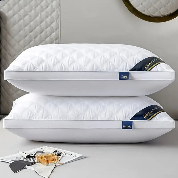 Hotel Pillow Set | Gusseted Pair For Any Sleeping Position