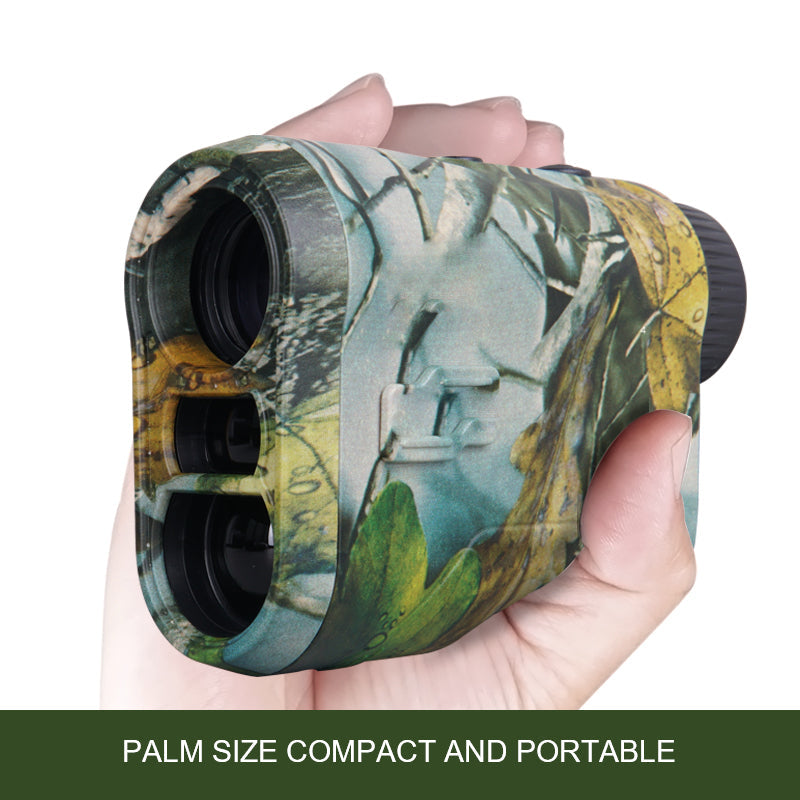 Hunting Range Finder 1000 Yards | 6.5X Laser Rangefinder with Angle &amp; Height Data | USB-C Rechargeable, Rainproof Build