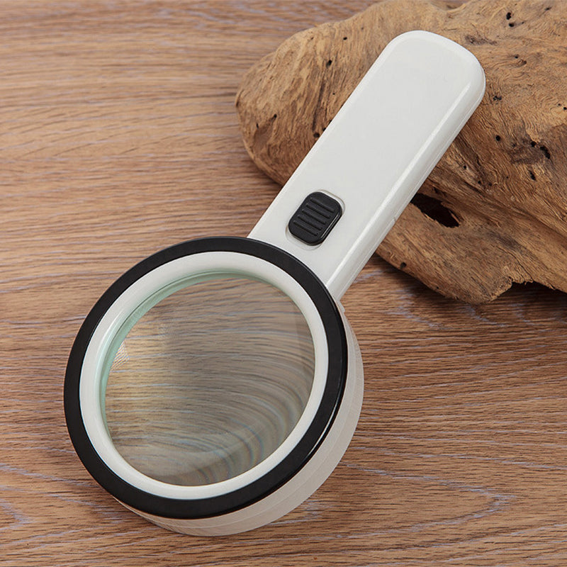 30x Optical Magnifier with LED Light | 12 Bright LED Lights &amp; Glass Lens | Battery-Powered, Distortion-Free Clarity 5