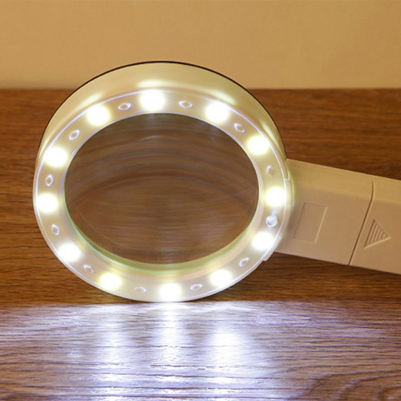 30x Optical Magnifier with LED Light | 12 Bright LED Lights &amp; Glass Lens | Battery-Powered, Distortion-Free Clarity 6