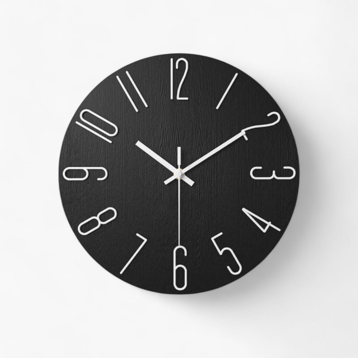 NordicMinimal | Modern Wall Clock | Silent Quartz | 30 cm