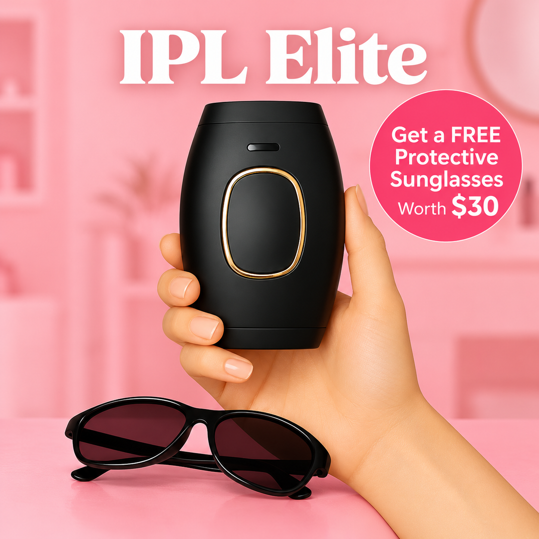 IPL Hair Removal Device | 5 Intensity Levels, 500,000 Light Flashes | Painless, Long-Lasting Smooth Skin for Home Use
