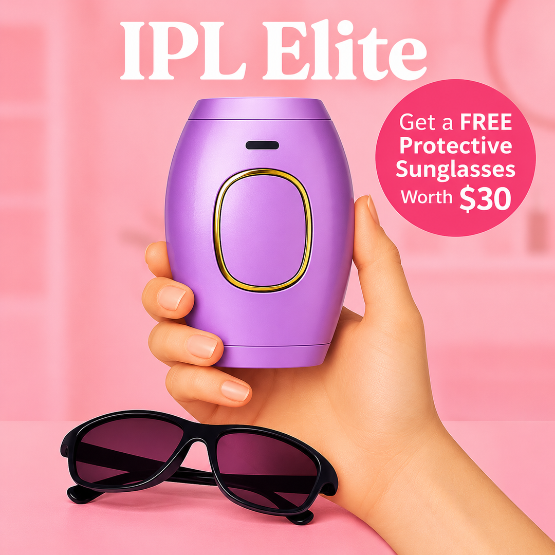 IPL Hair Removal Device | 5 Intensity Levels, 500,000 Light Flashes | Painless, Long-Lasting Smooth Skin for Home Use