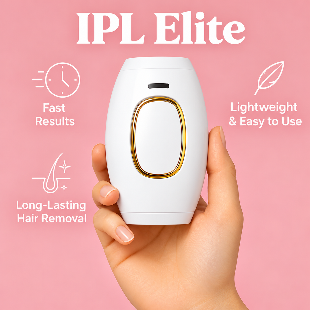 IPL Hair Removal Device | 5 Intensity Levels, 500,000 Light Flashes | Painless, Long-Lasting Smooth Skin for Home Use