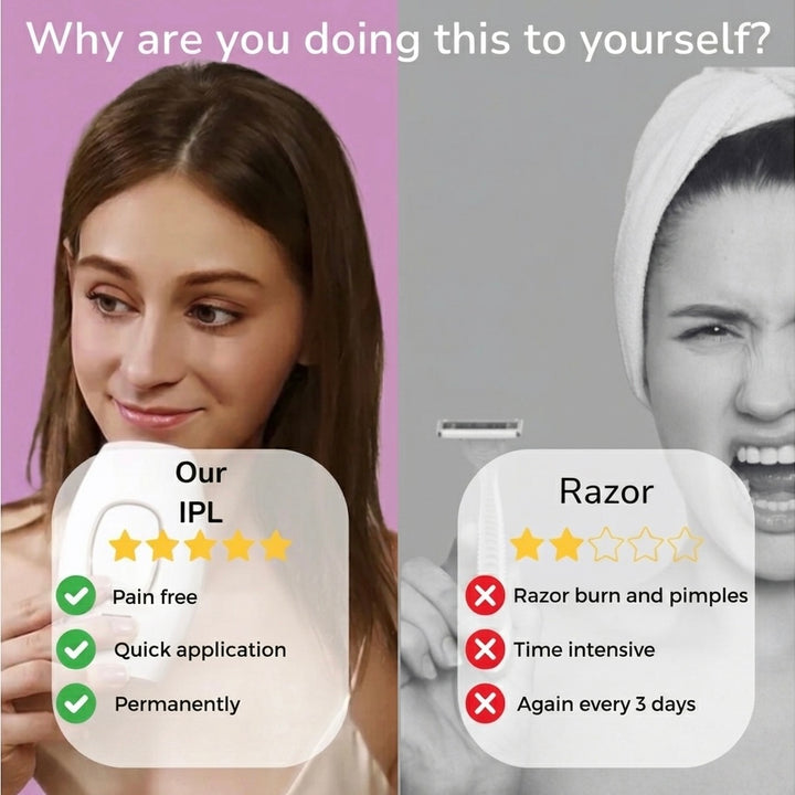 IPL Hair Removal Device | 5 Intensity Levels | Body &amp; Bikini | Home Use