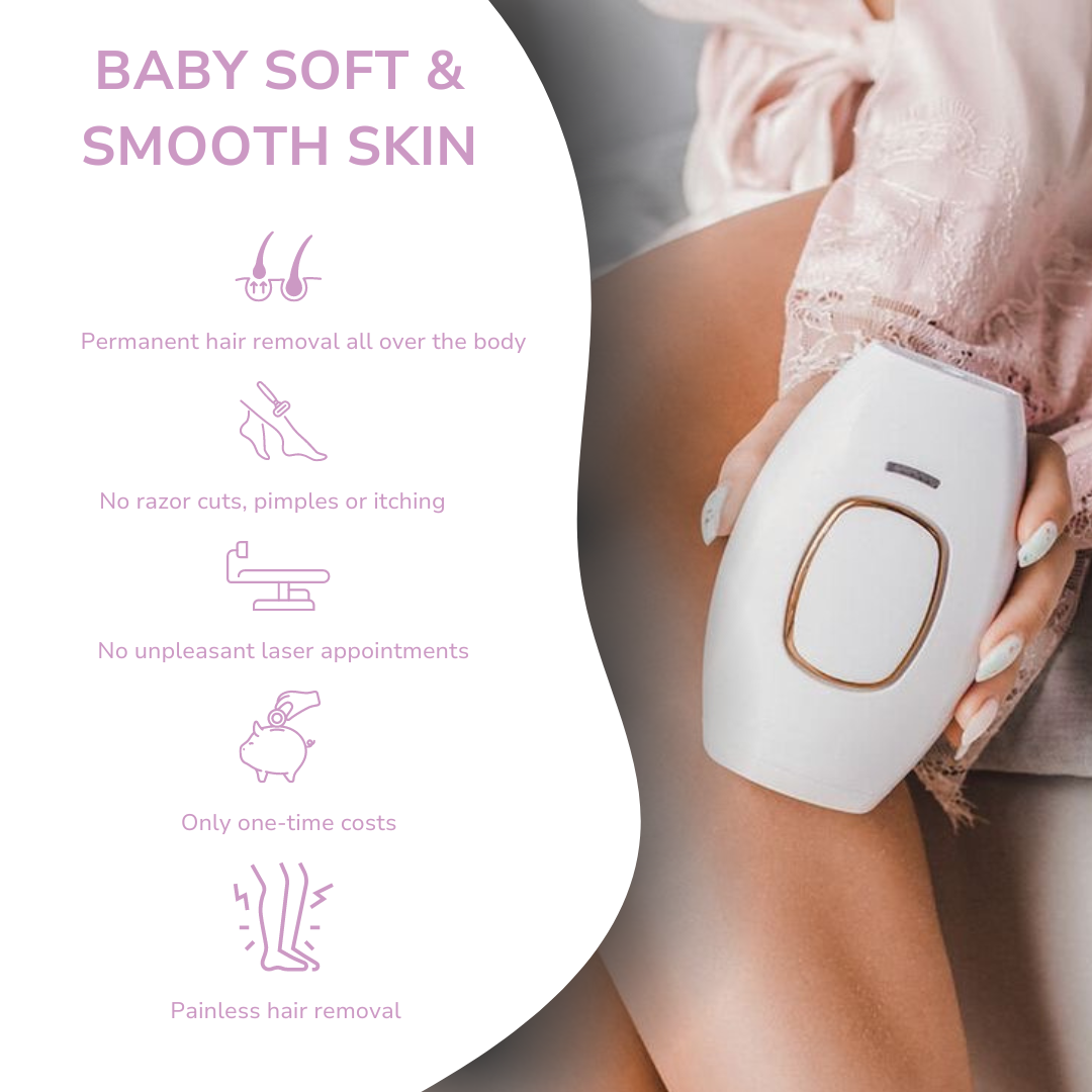 IPL Hair Removal Device | 5 Intensity Levels | Body &amp; Bikini | Home Use