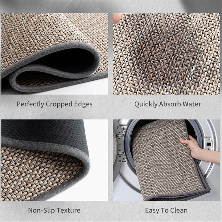 Indoor Door Mat | Low Profile Weave With A Bound Edge
