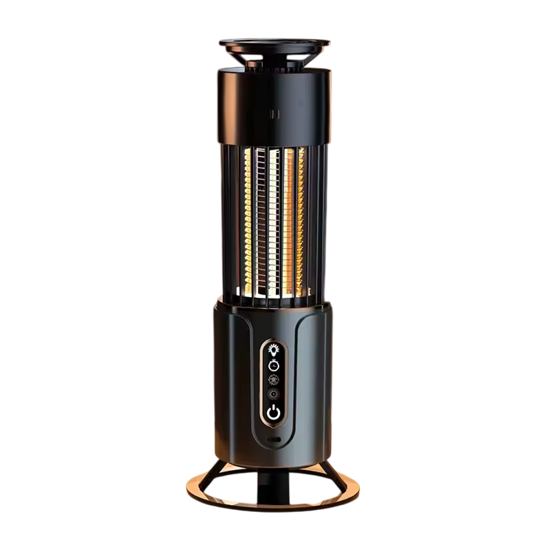 Indoor Insect Trap | 360° UV Light & Electric Grid | USB Rechargeable | 200m² Coverage | Night Light