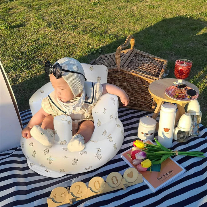 Inflatable Baby Seat | Ergonomic Support Sofa