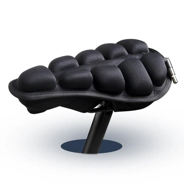Inflatable Bicycle Seat Cushion | Shock-Absorbing 3D Air Pad Reduces Vibration by 45% | Anti-Slip TPU &amp; Lycra Build