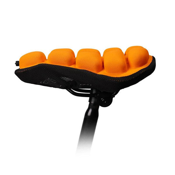 Inflatable Bicycle Seat Cushion | Shock-Absorbing 3D Air Pad Reduces Vibration by 45% | Anti-Slip TPU &amp; Lycra Build