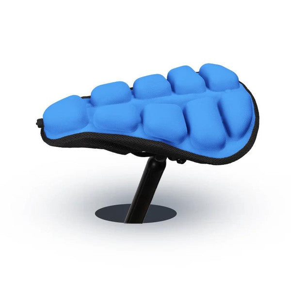 Inflatable Bicycle Seat Cushion | Shock-Absorbing 3D Air Pad Reduces Vibration by 45% | Anti-Slip TPU &amp; Lycra Build