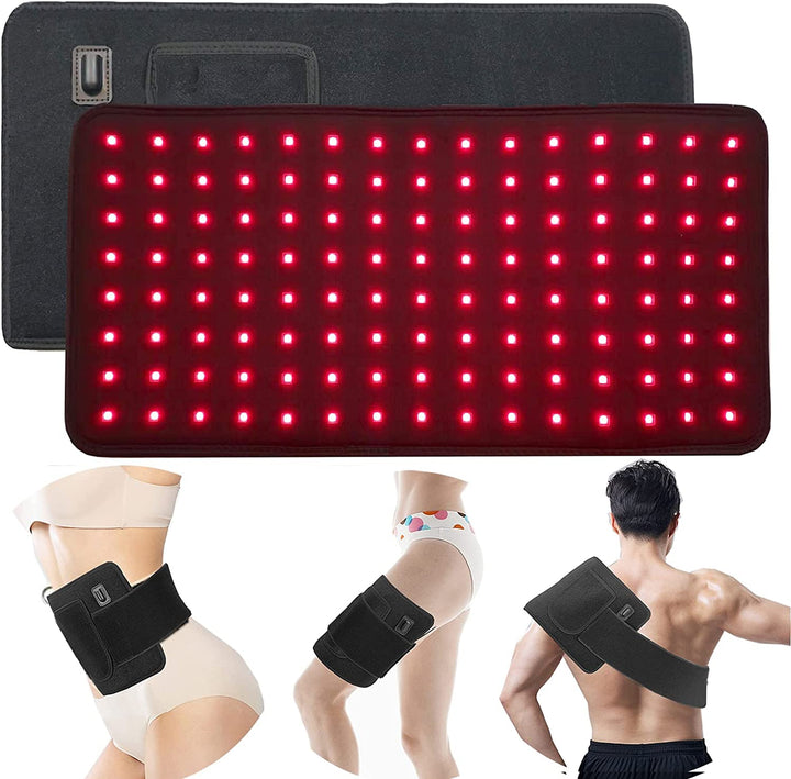 Infrared Light Therapy Belt | 660nm &amp; 850nm Dual Wavelength | Full Body Pain Relief Support | Remote Control