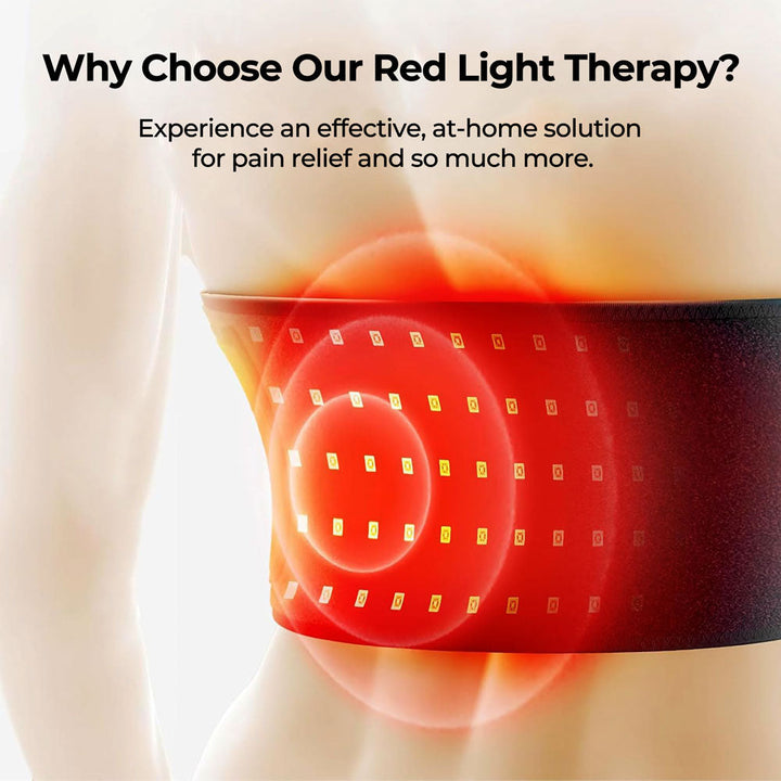 Infrared Light Therapy Pad | Red &amp; Near-Infrared Light | Portable | Electric | Pain Relief Support
