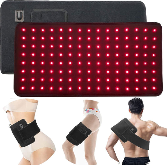 Infrared Light Therapy Pad Belt | Dual Wavelength Pain Relief Device | Full-Body Coverage for Effective Recovery