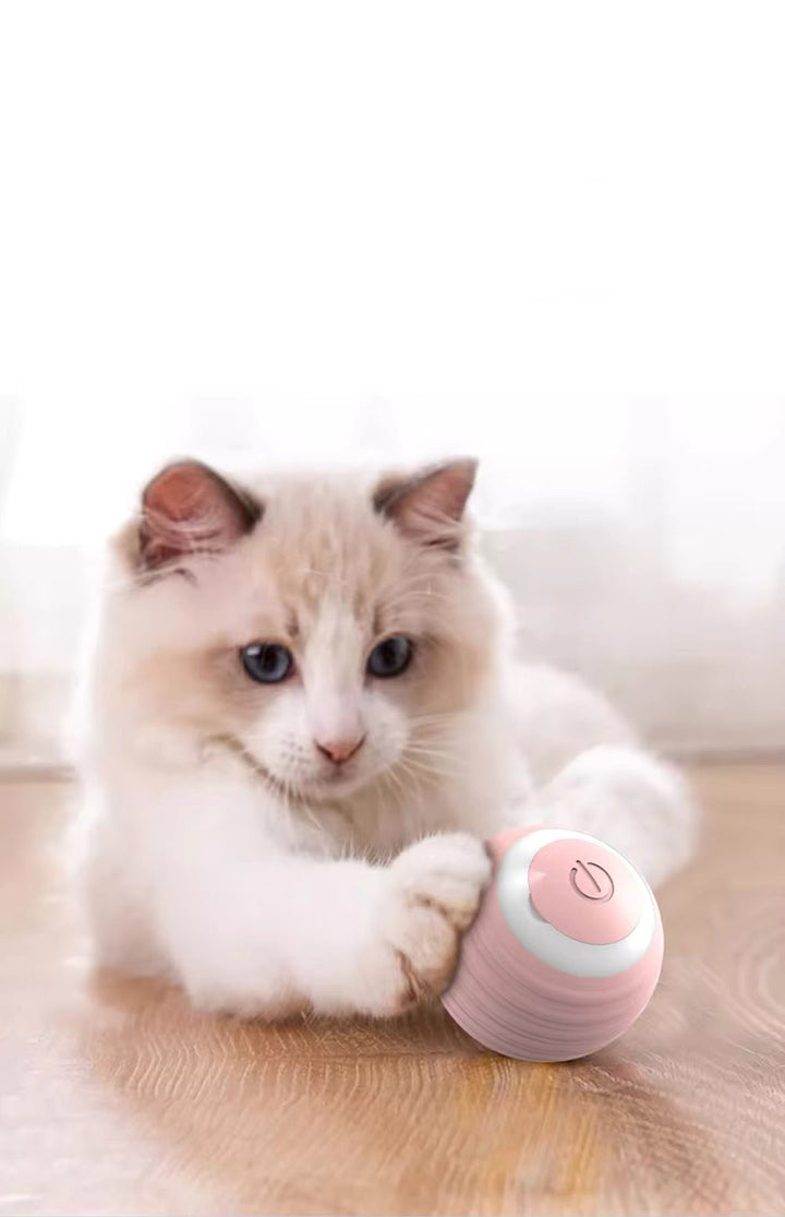 Interactive Cat Ball Toy Automatic Random Movement Vibration
