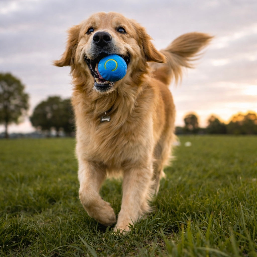 Interactive Dog Ball | Unpredictable Rolling Motion Keeps Dogs Mentally Engaged | Eases Boredom, Stress and Anxiety at Home