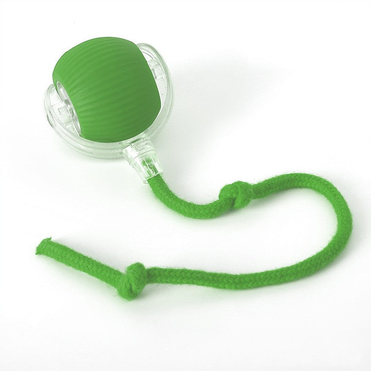 Interactive Tug Ball Dog Toy | Textured Rope Tail for Chewing &amp; Fetch | Supports Dental Health, Suitable for All Sizes