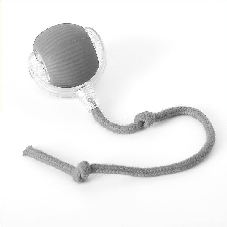 Interactive Tug Ball Dog Toy | Textured Rope Tail for Chewing &amp; Fetch | Supports Dental Health, Suitable for All Sizes