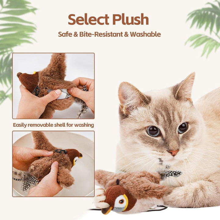 Interactive Cat Toy Bird with Realistic Sounds and Motion 3