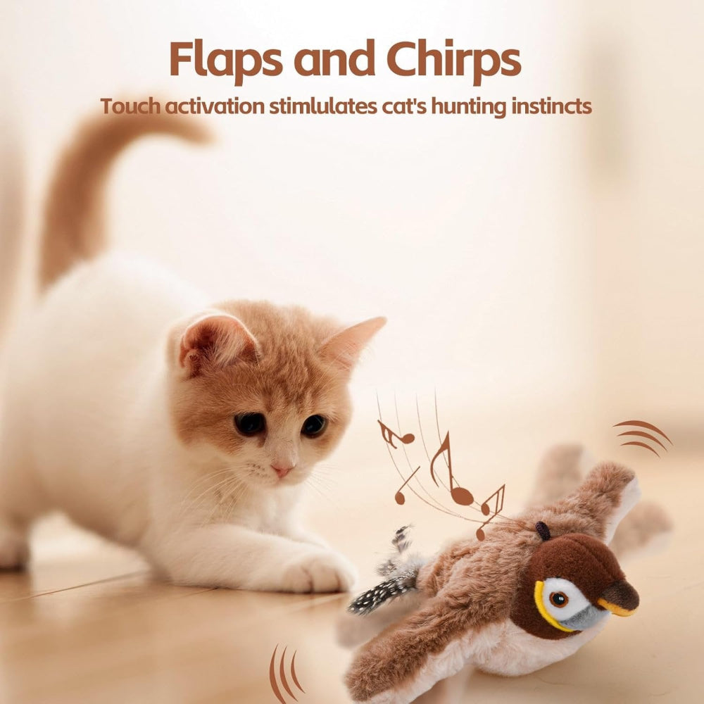 Interactive Cat Toy Bird with Realistic Sounds and Motion 5