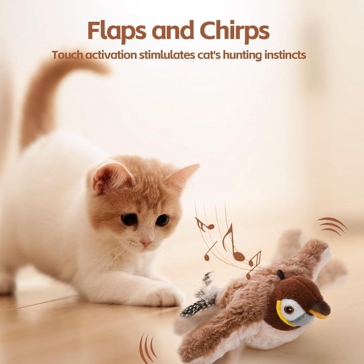 Interactive Cat Toy Bird with Realistic Sounds and Motion 5
