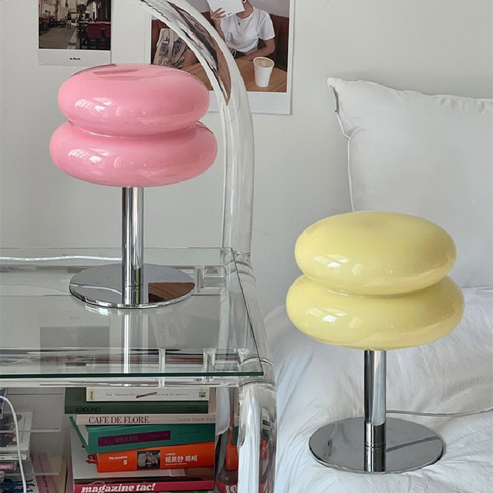 Italian Designer Glass Table Lamp | Modern Retro Accent Light 2