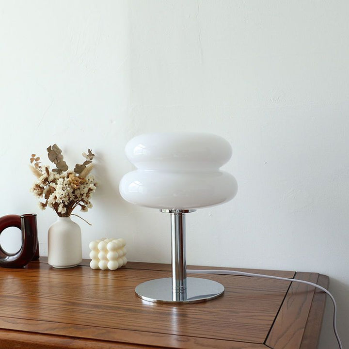 Italian Designer Glass Table Lamp | Modern Retro Accent Light 3