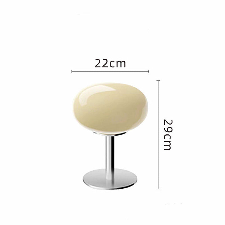 Italian Designer Glass Table Lamp | Modern Retro Accent Light 9