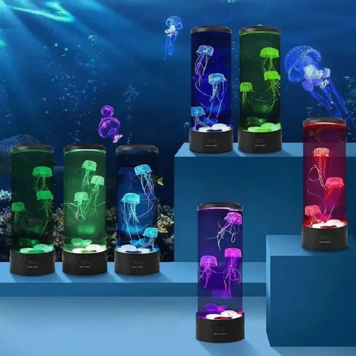 Jellyfish lamp with 7 LED color changes – aquarium night light 0
