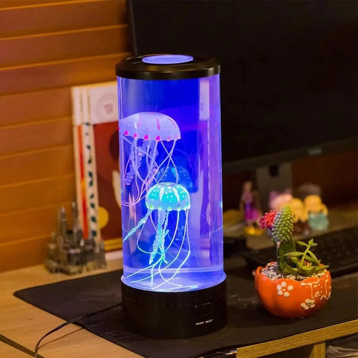 Jellyfish lamp with 7 LED color changes – aquarium night light 1
