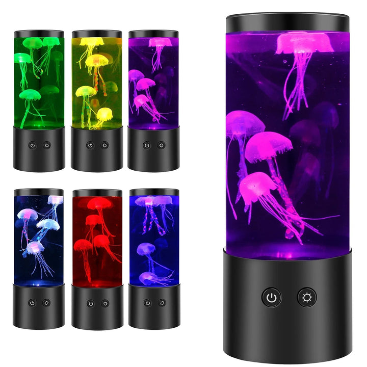 Jellyfish lamp with 7 LED color changes – aquarium night light 4