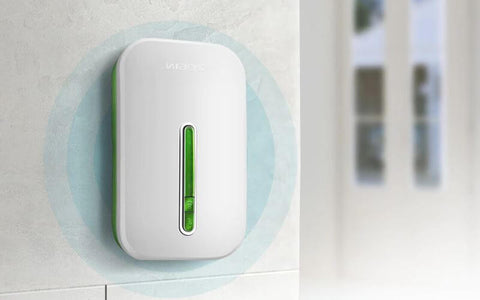 Wireless Doorbell Kinetic Button No Battery Required | 120 m Range, IP44 Weatherproof | Mains Receiver, 100 dB, LED 5