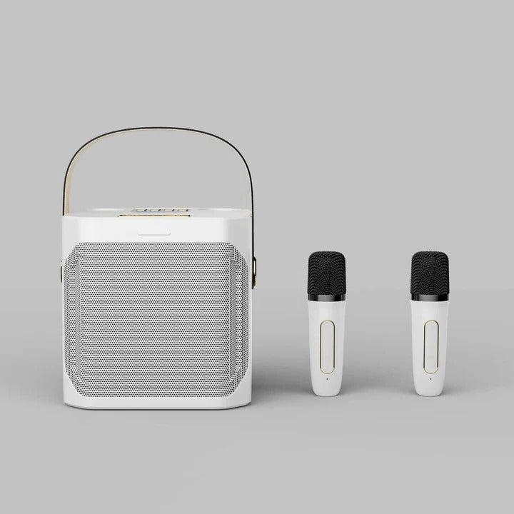 Karaoke Bluetooth Speaker Dual Microphones Rechargeable