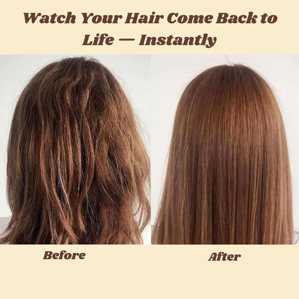 Keratin Hair Repair Mask for All Hair Types | 100g Keratin Complex | Instant Shine and Split End Repair for Smoother Hair